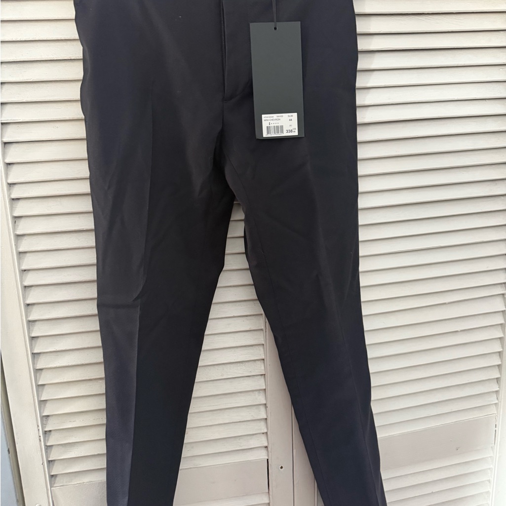 The Kooples Black Tailored Tuxedo Stripe Dress Pants